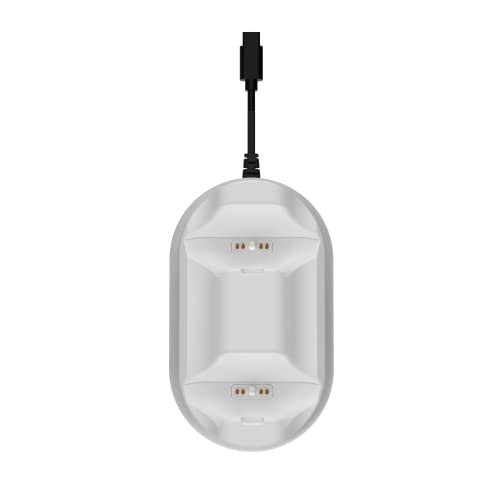 PDP Gaming PlayStation 5 METAVOLT Dual Charging Station for 2 Wireless PS5 Dualsense Controllers (White) - color: White
