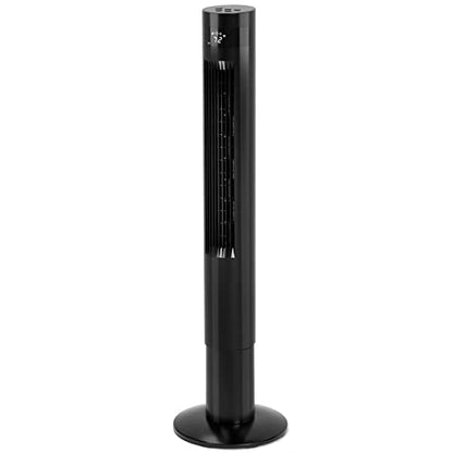 Antarctic Star Tower Fan Portable Electric Oscillating Fan Quiet Cooling Remote Control Standing Bladeless Floor Fans 3 Speeds Wind Modes Timer Bedroom Office (43 inch, Black) | Quiet Cooling Remote Control Standing Bladeless Floor Fans 3 Speeds Wind Mode