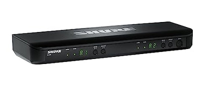 Shure BLX188/CVL UHF Wireless Microphone System - Perfect for Interviews, Presentations, Theater - 14-Hour Battery Life, 300 ft Range | Includes (2) Lavalier Mics, Dual Channel Receiver | H8 Band - style: H8: 518-542 MHz