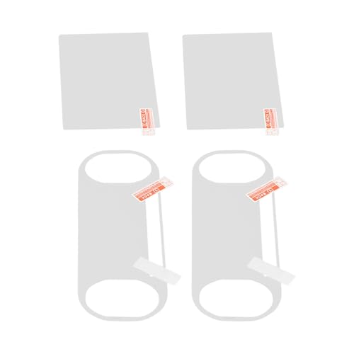 Rengue Handheld Gaming Screen Protector Tempered Glass 2 Pack HD Clear Front Back Coverage 9H Scratch Touch Sensitive for 2000 Series Console Players