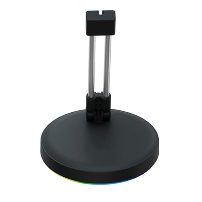 Color LED Gaming Mouse Bungee Slipproof Rubber Base Cable Management Bracket