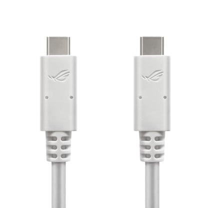 ASUS ROG Strix Arion White M.2 NVMe SSD Enclosure-USB3.2 Gen 2x1 Type-C (10Gbps), Dual USB-C to C & USB-C to A, Screwdriver-Free, Fits PCIe 2280/2260/2242/2230 M Key/B+M Key, 1 Year Warranty - size: White|up to 10Gbps, style: ROG Arion