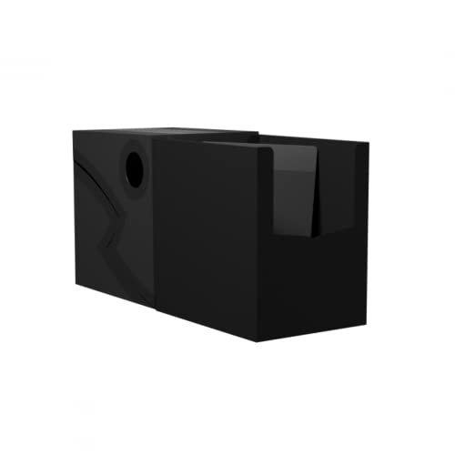 Dragon Shield Double Shell Card Deck Box – Shadow Black/Black – Sturdy TCG, OCG Card Storage – Compatible with Pokemon Yugioh Commander and MTG Magic: The Gathering Cards - color: Shadow Black/Black