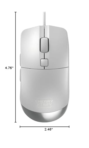 M50, Lightweight Wired Gaming Mouse, Ergonomic Shape for Ideal Comfort and Control, 5 On-Board Profiles, Customizable, USB-A Connection, White
