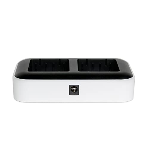 Arlo Dual Charging Station Certified Accessory - Charge up to Two Batteries, Works Rechargeable Batteries (VMA5400) XL Rechargeable Batteries (VMA5420) Only - VMA5400C