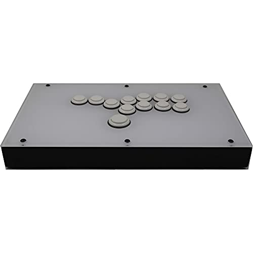 FightBox RAC-J800B-PC-W All Buttons Leverless-Style Arcade Joystick Fight Stick Game Controller For PC Sanwa OBSF-24 30
