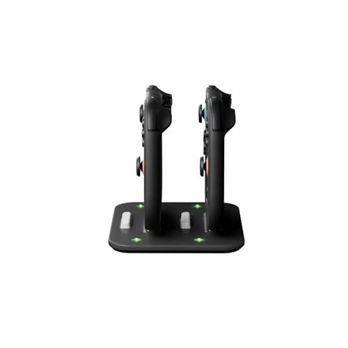 GENKI Dual Wield – Charging Station Compatible with Nintendo Switch 2 Controllers, with Delta Grips, 4-Port Magnetic Dock, USB-C Fast Charging & LED Indicators, Multiplayer Game Accessories