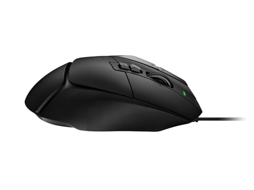 Logitech G G502 X Wired Gaming Mouse - LIGHTFORCE Hybrid Optical-Mechanical Primary switches, Hero 25K Gaming Sensor, Compatible with PC - macOS/Windows - Black