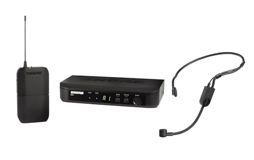 Shure BLX14/P31 Headset Audio System J11 Band (596–620 MHz) – BLX4 Receiver, BLX1 Bodypack & PGA31 Cardioid Headset Mic, Up to 14 Hr Battery, 300 ft Range - style: J11 Band (596-616 MHz)