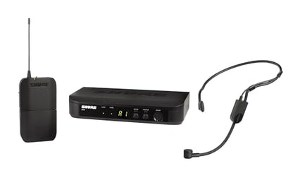 Shure BLX14/P31 Headset Audio System J11 Band (596–620 MHz) – BLX4 Receiver, BLX1 Bodypack & PGA31 Cardioid Headset Mic, Up to 14 Hr Battery, 300 ft Range - style: J11 Band (596-616 MHz)