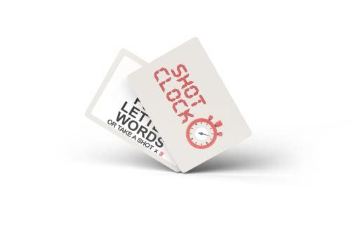 Shot Clock - Black Owned Drinking Card Games for Adults Urban Trivia Game - Great Drinking Games for Adults Party Shots A Fast Moving Intoxicated Card Game
