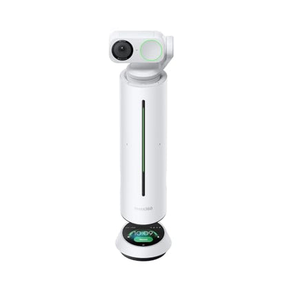 Insta360 WaveLink - 4K Conference Room Speakerphone and Camera, Speaker Tracking, 5m 360° Voice Pickup, Noise Reduction, AI Transcription and Summaries, Plug & Play, Works with Zoom, Teams - color: Arctic White, style: WaveLink Bundle