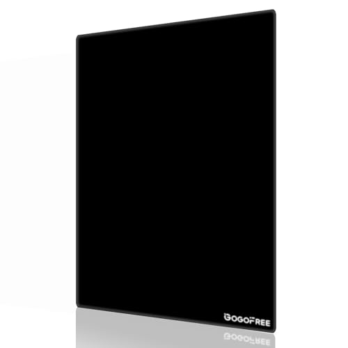 Glass Mousepad with Hard Surface for Wireless Mouse, Ultra Smooth Mouse Mat, Water-Resistant Glass Mouse Pad Precision Speed Control for Esport/Home/Travel, Black (9.4’’×11.8’’) - color: Black, size: 11.8L x 9.4W inches