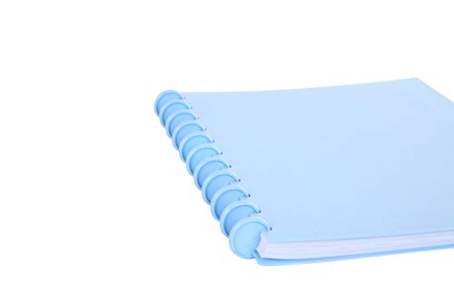 Talia Discbound Notebooks, Planner, Customizable, (Arctic Ice w/Arctic Ice Discs, Letter (8.5in x 11in)) - color: Arctic Ice W/Arctic Ice Discs, size: Letter (8.5in x 11in)