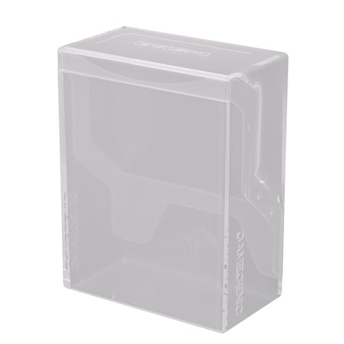 Gamegenic Bastion 50+ XL Deck Box - Compact, Secure, and Perfectly Organized for Your Trading Cards! Safely Protects 50+ Double-Sleeved Cards, White Color, Made - color: White