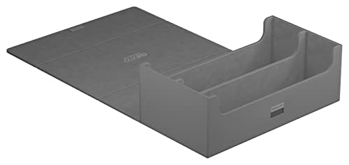 Ultimate Guard Arkhive 800+, Deck Case for 800 Double-Sleeved TCG Cards, Grey, Compatible with Boulders, Magnetic Closure & Microfiber Inner Lining - color: Grey, size: 800+