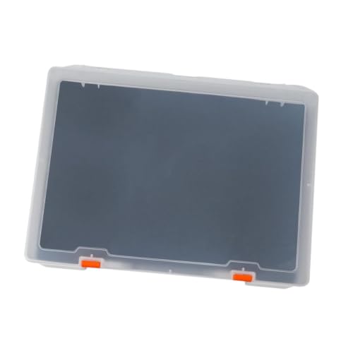 kowaku 1/64 Miniature Figure Storage Box Protection Box Foam Layer Dustproof Reliable Shockproof Travel Case Action Figure Container , Translucent 2 Tier - color: Translucent 2 Tier