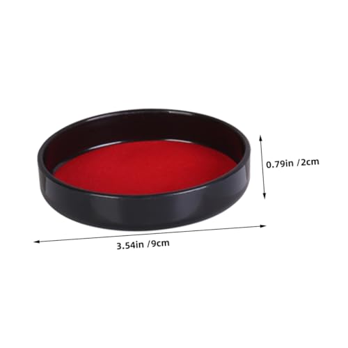Milisten 5pcs Plush Leather Dice Cup Lid Game Dice Holder Bar Cup Lid Rolling Plastic Shaker Bottom