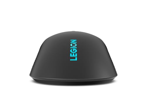 Lenovo Legion M600 RGB Wireless Gaming Mouse – 16,000 DPI, 9 Programmable Buttons, 200-Hour Battery Life, 50-Million Clicks Durability – Ambidextrous Computer Mouse (Black) - color: Iron Grey, size: Large | Ambidextrous, style: M600