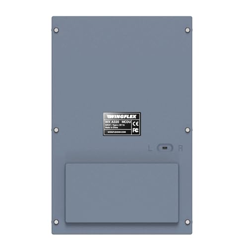 MiYee WINGFLEX Flight Simulator Control Panel A320 MCDU Game Simulator Flight Simulation Panel Route Control Plug-and-Play Features Full-Scale Simulation - size: A320MCDU