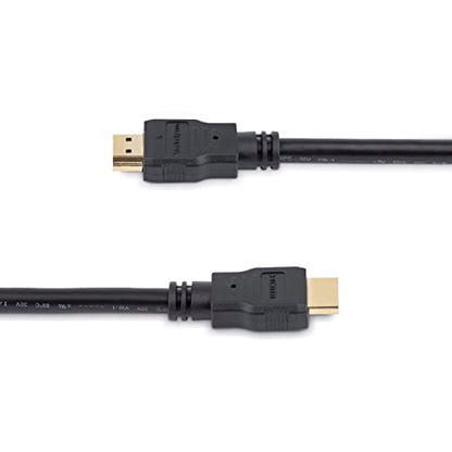 StarTech.com 1m (3ft) HDMI Cable - 4K High Speed HDMI Cable with Ethernet - UHD 4K 30Hz Video - HDMI 1.4 Cable - Ultra HD HDMI Monitors, Projectors, TVs & Displays - Black HDMI Cord - M/M (HDMM1M) - size: 1 meter