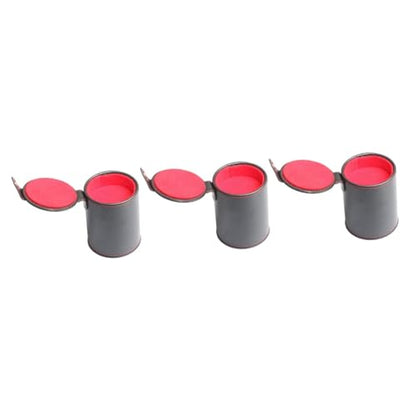 FAVOMOTO 3pcs Double Silent Dice Cup for Dice Storage for Ktv Bar Games and Parties
