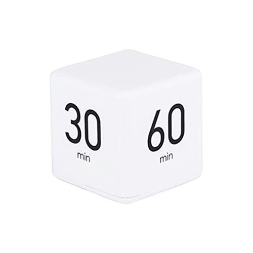 Cube Timer - 15-20-30-60Min for Time Management Kitchen & Workout Timer with Adjusted Volume for Time Management,Classroom,Workout, Kitchen,Cooking