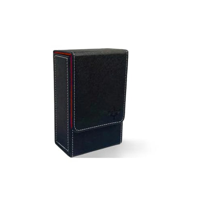 Tarot Card Holder, Leather Tarot Card Case, with Magnetic lid Closure-Suitable for Tarot Cards (red) - color: red