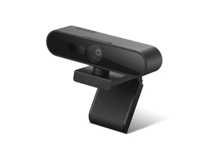 Lenovo HD 1080p Webcam (510 FHD)- Black w/ 4X Digital Zoom, 95° Wide Angle, 360° Rotation Pan & Tilt, Dual Microphones & Windows Hello - color: Black, style: 510 FHD