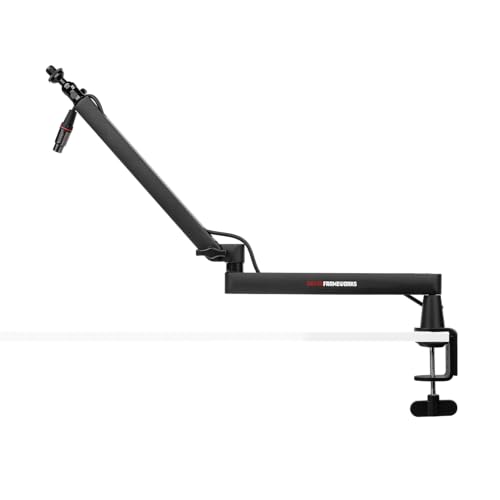 Gator Frameworks Low-Profile Series Premium Broadcast, Podcast, and Streaming Boom Arm, Fully Adjustable (GFWMICBCBM2500) - style: 2500 Series