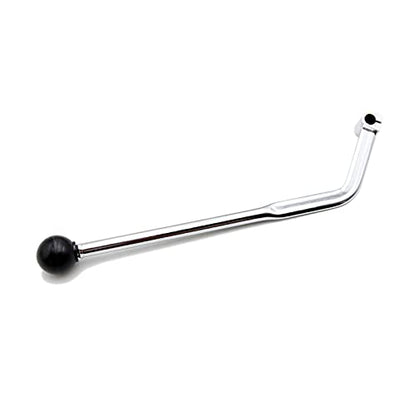 PRO BAT 135° Motorcycle Hand Control Gear Shift Lever Shifter 11mm | for 50cc 70cc 90cc 110cc 125cc 135cc 150cc 200cc 250cc Mini Quad ATV Bike Dune Buggy - color: silvery