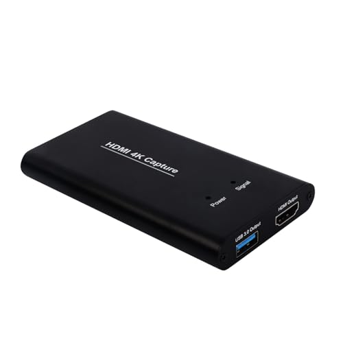KuWFi Game Capture Card Switch,Video Capture Card 4K 1080P 60FPS, HDMI to USB 3.0 Converter for All HDMI Devices Such as Streaming Work with PS4/PC/OBS/Camera