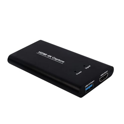 KuWFi Game Capture Card Switch,Video Capture Card 4K 1080P 60FPS, HDMI to USB 3.0 Converter for All HDMI Devices Such as Streaming Work with PS4/PC/OBS/Camera