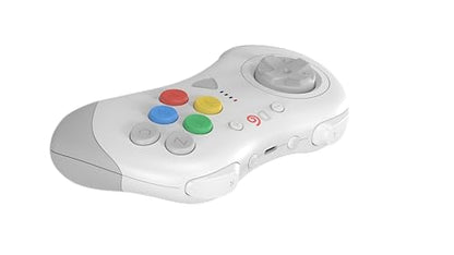 Retro Fighters D6 Dreamcast Wireless Controller for Switch/PC/Dreamcast, White - color: White