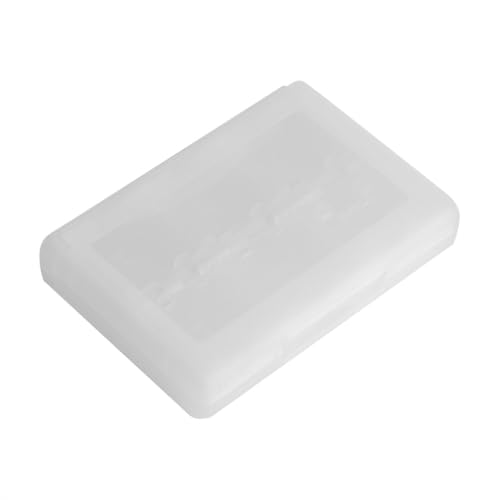 28-in-1 PP Game Card Case Holder - for Nintendo 3DS/DSL/DSI/LL, Cartridge Storage Box with 22 Slots + SD/TF Card Holders + Stylus Organizer(White) - color: White