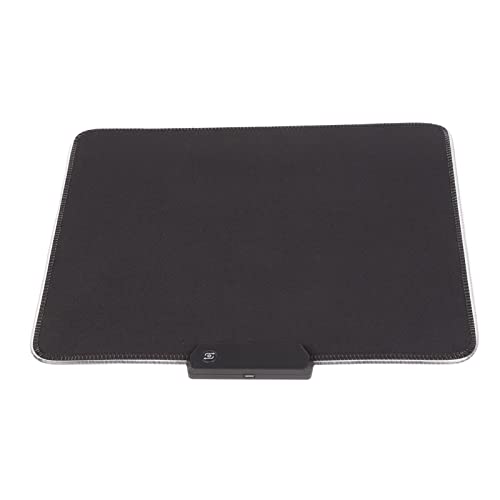 RGB LED Gaming Pad, USB Wired Mat with 12 ing Effects, tex for Tracking, Foldable h Non Slip ase, for