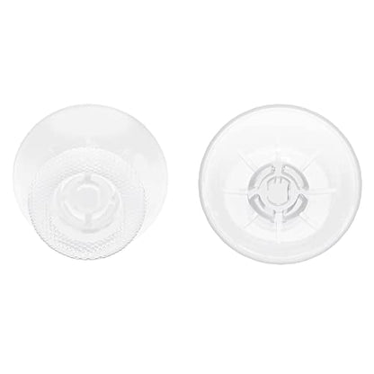 eXtremeRate Clear Replacement Thumbsticks for PS5 Controller, Custom Analog Stick Joystick for PS4 Controller Universal - color: Clear
