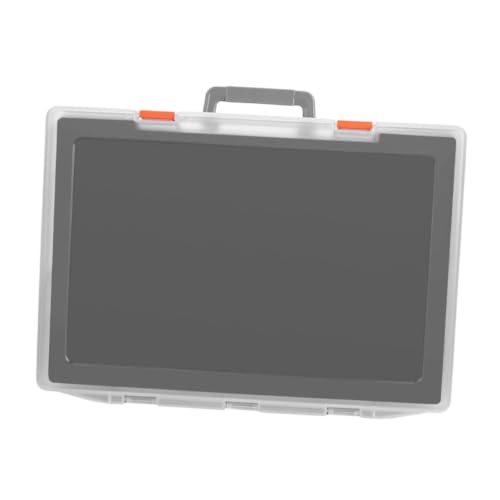 kowaku 1/64 Miniature Figure Storage Box Protection Box Foam Layer Dustproof Reliable Shockproof Travel Case Action Figure Container , Translucent - color: Translucent