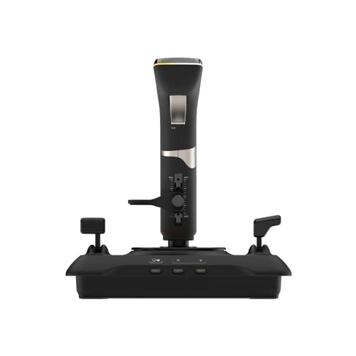 Turtle Beach VelocityOne Flightstick Universal Sim Controller, Xbox, PC | Xbox Series X|S, Xbox One, Joystick for Air & Space Combat Simulation, 27 Programmable Buttons, Hall-Effect Axes, Black - style: Universal Simulation Controller