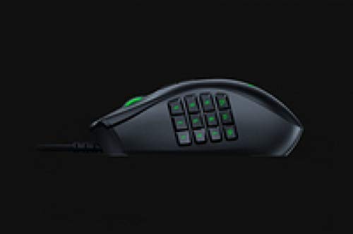 Razer Naga Trinity Gaming Mouse: 16,000 DPI Optical Sensor - Chroma RGB Lighting - Interchangeable Side Plate w/ 2, 7, 12 Button Configurations - Mechanical Switches - style: Naga Trinity