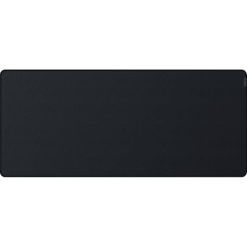 Razer Strider Hybrid Mouse Mat, Soft Base & Smooth Glide, Portable, XXL | Firm Gliding Surface, Anti-Slip Base, Rollable, Anti-Fraying Stitched Edges, Water-Resistant - color: Classic Black, size: 16.2L x 37W inches