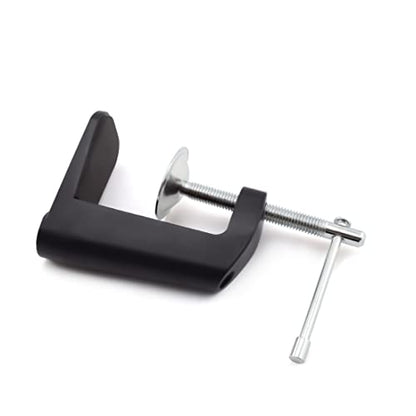 Heavy-duty Metal Table Mount Clamp C Shape Clip Bracket for Microphone Suspension Boom Scissor Arm Stand Holder with Adjustable Positioning Screw, Fits up to 2.16"/5.5cm Desktop Thickness