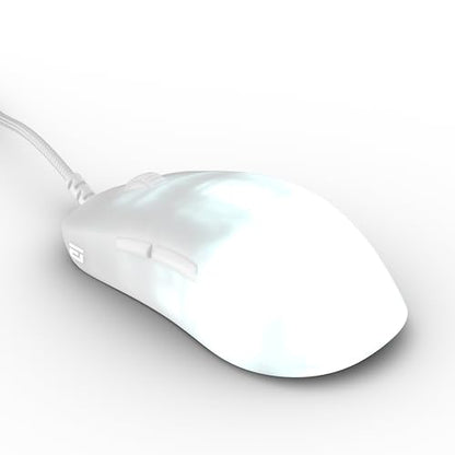 ENDGAME GEAR OP1 RGB Gaming Mouse - Precision Sensor, Kailh GX Switches, White Frost, RGB Lighting, White Frost | Lightweight RGB gaming mouse, optical sensor, Kailh GX switches, claw grip for FPS PC gaming - color: White Frost, style: OP1 RGB