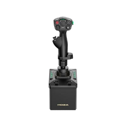 MOZA AB6 Flight Simulator Game Controller bundle Joystick and 6Nm FF Base | force feedback Base, MHG flightstick, 29 programmable signals