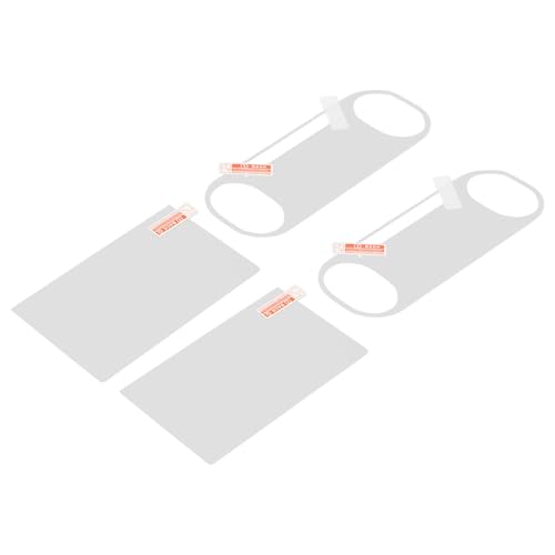 Handheld Gaming Screen Protector Tempered Glass 2 Pack HD Clear Front Back Film 9H Scratch Guard Fingerprint Resistance for 2000 Series Console Players Travel Use