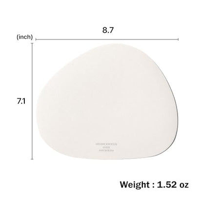 GREEDY FARMERS Mouse pad, Non-Slip Washable Waterproof Computer Mouse pad (Vanilla Cream) - color: Vanilla Cream