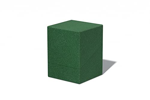 Ultimate Guard RTE Boulder 100+, Deck Case for 100 Double-Sleeved TCG Cards, Green, 97% Renewable, Made in Germany, Secure & Durable Storage - color: Green