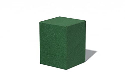 Ultimate Guard RTE Boulder 100+, Deck Case for 100 Double-Sleeved TCG Cards, Green, 97% Renewable, Made in Germany, Secure & Durable Storage - color: Green