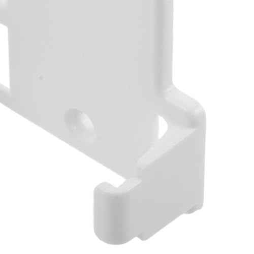 2pcs Fan Remote Holder Wall Mount, Remote Holder Wall Mounted, Plastic Adhesive Bracket for Controller, Organizer for Living Room Bedroom and Office White