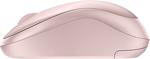 Logitech M220 Silent Wireless Mouse, 2.4 GHz with USB Receiver, 1000 DPI Optical Tracking, 18-Month Battery, Ambidextrous, Compatible with PC, Mac, Laptop - Rose (Renewed)